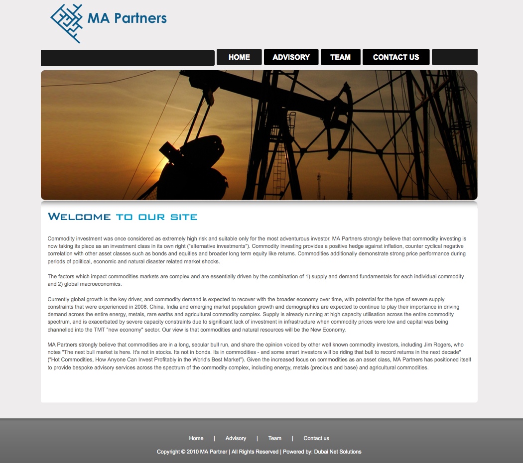 MAPartners - Web Design Dubai